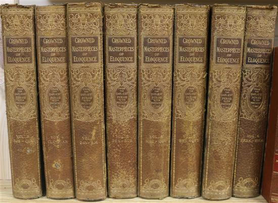 Crowned Masterpieces of Eloquence, 8 vols